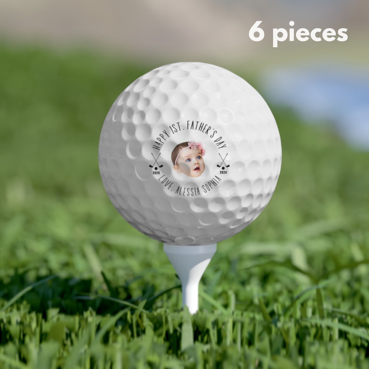 Custom Baby Face Golf Balls, Personalized Photo Golf Gift, Gifts for Grandpa, Gifts for Husband, Gifts for Him