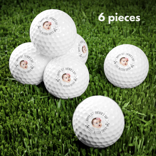 Custom Baby Face Golf Balls, Personalized Photo Golf Gift, Gifts for Grandpa, Gifts for Husband, Gifts for Him