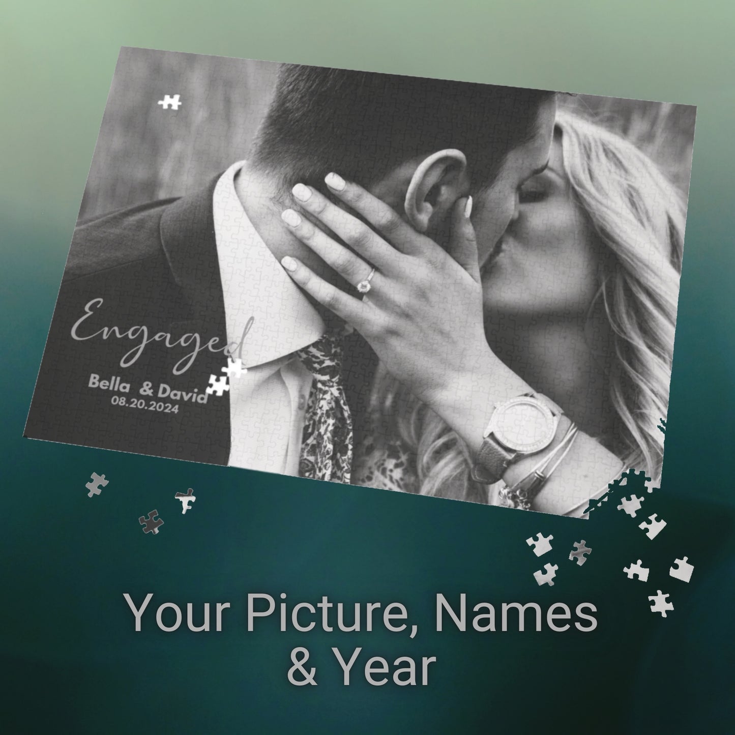 Proposal Photo Puzzle, Custom Engagement Puzzle, Will You Marry Me Puzzle, Personalized Proposal Jigsaw, Marriage Proposal Keepsake, Engagement Memory Puzzle