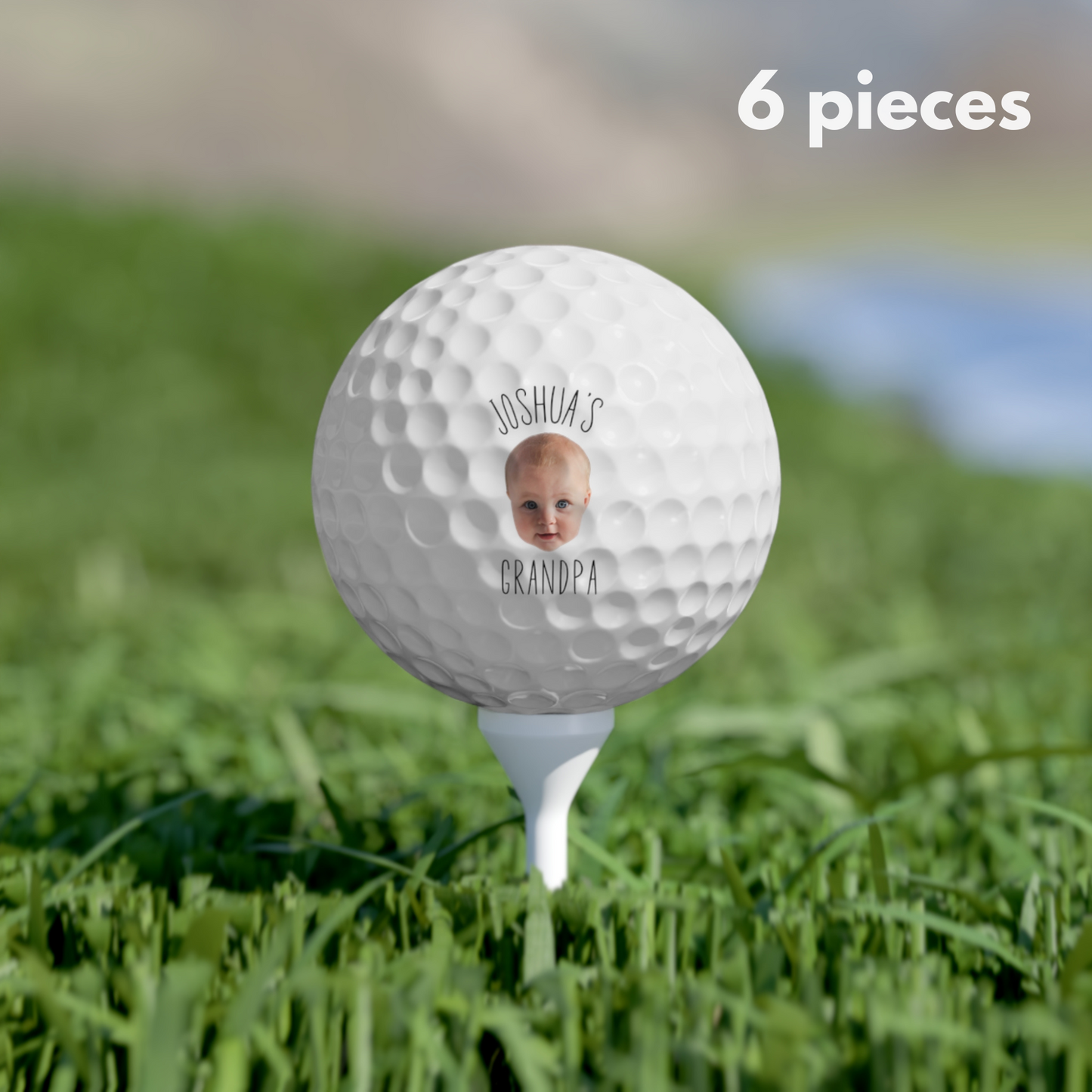 Custom Baby Face Golf Balls, Personalized Photo Golf for Dad, Gifts for Grandpa, Gifts for Husband, Gifts for Him